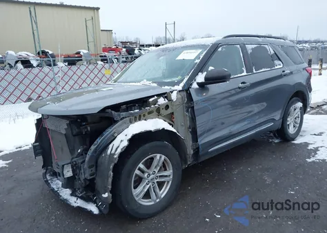 2022 Ford Explorer Xlt из США, поврежденный, VIN 1FMSK8DH4NGA44501